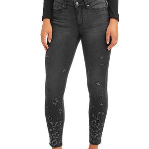 New Mid Rise Stretchy Ankle Jeans Pants.